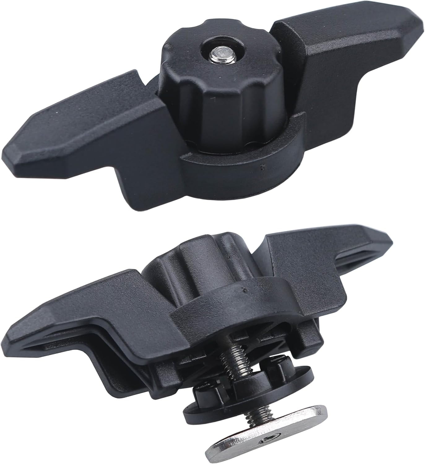 ABCISI 2PCS Line Cleat for Kayak Track Mount, Kayak Anchor Cleat, Track Mount Line Cleat for Rail Mount Kayak Fishing Accessories