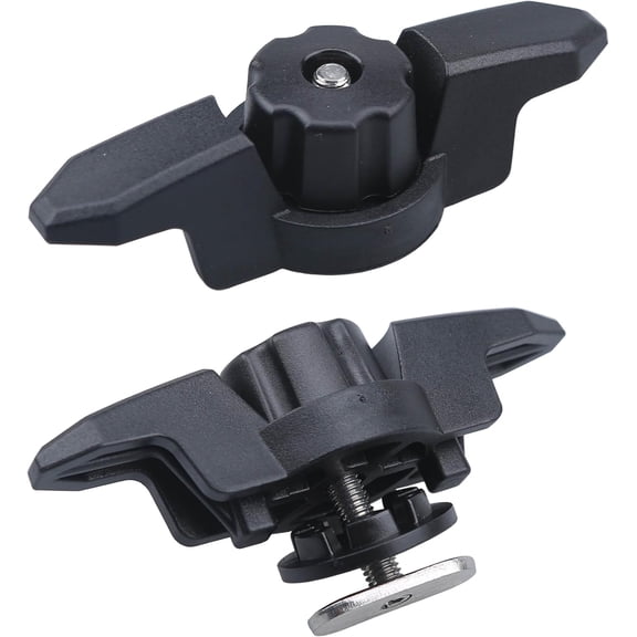 ABCISI 2PCS Line Cleat for Kayak Track Mount, Kayak Anchor Cleat, Track Mount Line Cleat for Rail Mount Kayak Fishing Accessories