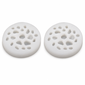 ABCISI 2 Pcs Irregular Pebble Resin Molds, 20-Cavity Silicone Stone Rock Mold, 4.3 in River Pebble Shaping Forms for DIY Crafts, Mini Gardens and Tabletop Decor