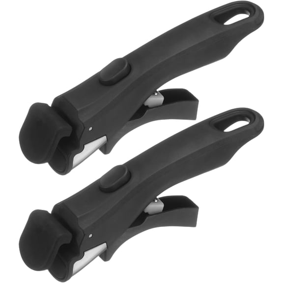 ABCISI 2pcs Removable Handle, 7.5 Inch Detachable Handle for Pots and Pans, Universal Pot Handle Replacement Suitable for All Cookware, Black