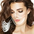 thumbnail image 1 of ABCISI 3PCS Transparent Face Shield, Lightweight Anti-Fog Clear Face Mask, Sturdy Breathable Clear Face Shield, Plastic Reusable Protective Face Mask for Men and Women, 1 of 7