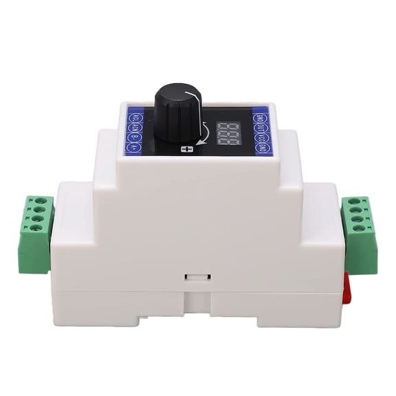 ABCISI 4-20mA Current Signal Generator, Adjustable Current Simulator with 3-Digit Display Analog Simulator for PLC Panel Debugging, Rail Installation for Industrial Equipment Testing