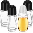 thumbnail image 1 of ABCISI 4 Pcs 50Ml Glass Roll on Bottles, Empty Rollerball Containers for DIY Deodorant Essential Oils Perfume & Skincare Making, Refillable Roller Ball Containers with Black Caps, 1 of 7