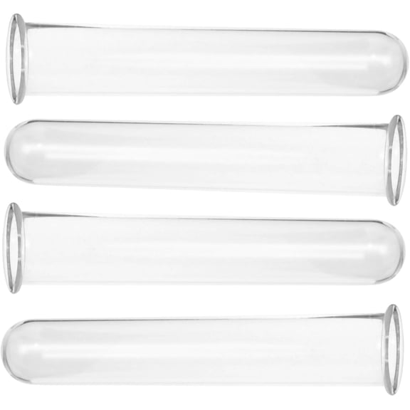 ABCISI 4pcs Glass Hydroponic Test Tube for Propagation Small Terrarium Plant Holders for Decor Space-Saving Design for Easy Plant Care