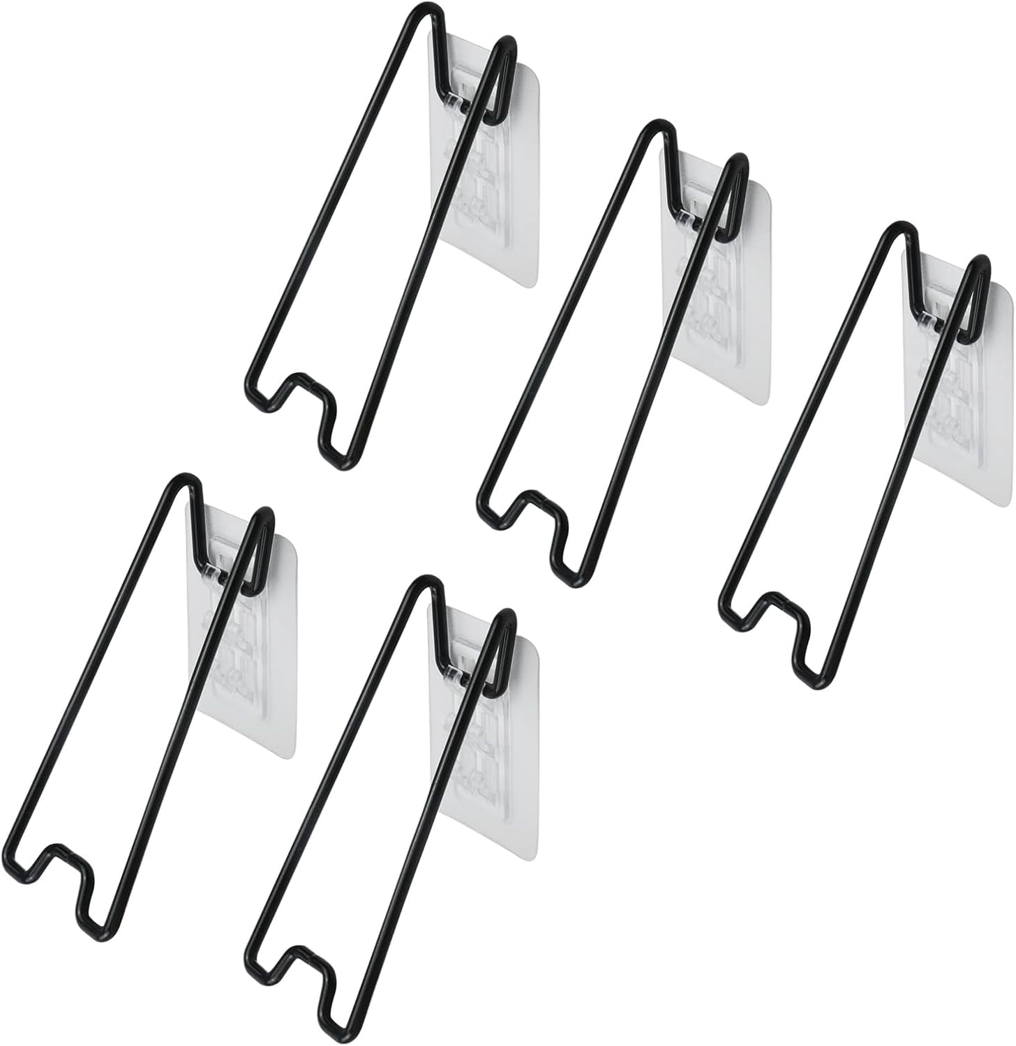 ABCISI 5-Pack Adhesive Metal Easel Stand for Picture Frames ...