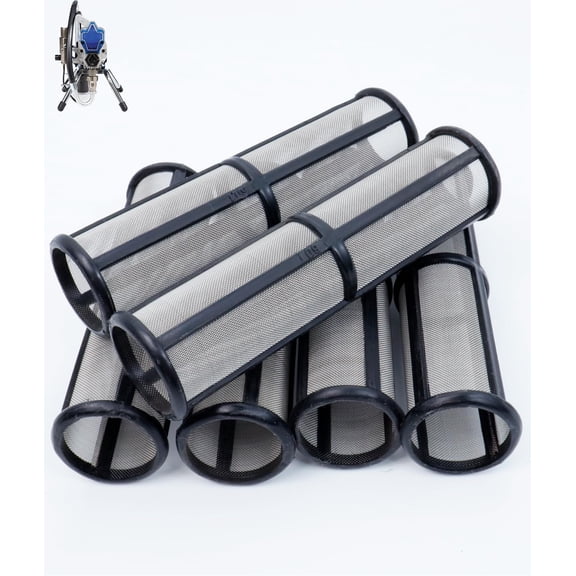 ABCISI 6-Pack 243080 60 Mesh Filters - Compatible with Graco Airless Sprayers, for Pro190, Pro210, Pro270 and Magnum A100 ProPlus etc. Replacement Graco Filter Paint Sprayer Parts Manifold Filter