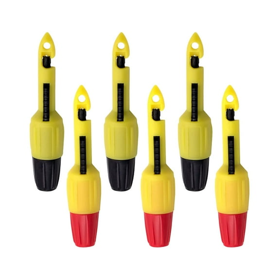 ABCISI 6 Pcs Wire Piercing Probe, Insulation Piercing Clip Set, Wire Piercing Probe Wire Piercing Tool for Multimeter Voltage Testing Detect Automobile Electrical Circuit, 3.78 x 0.76 Inch
