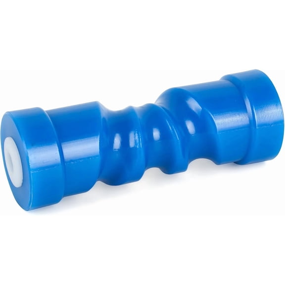 ABCISI 8in Self Centering Boat Trailer Keel Rollers, Boat Trailer Roller, Keel Rollers for Boat, Boat Rollers Bow Roller for Trailer Boat Trailer Accessories Fits 5/8" Shaft (Blue)