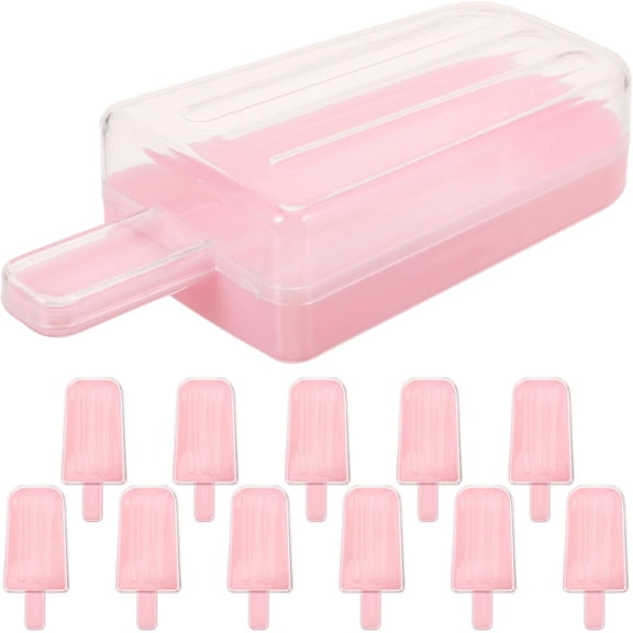 ABCISI Acrylic Boxes for Candy, 12pcs Ice Cream Shape Candy Boxes Acrylic Treat Containers, Chocolate Candy Gift Box, Party Favor Boxes for Weddings, Birthdays