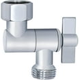 thumbnail image 1 of ABCISI All Metal Angle Adapter, Adjustable Shower Head Extension, Solid Brass Elbow, Adjust Angle, Universal Connection (Chrome), 1 of 6