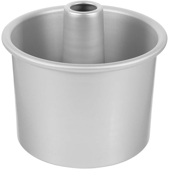 ABCISI Angel Food Cake Pan, 6 Inch Non-Stick Cake Baking Mold with Removable Bottom, Stainless Steel Chiffon Tube Pan Pound Cake Mold