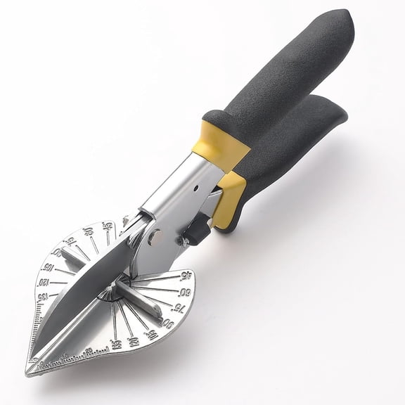 ABCISI Angle Miter Shears for Wood Trim Molding, Sharp Angle Cutter Hand Tool, Adjustable at 45 To 135 Degree, for Cutting Plastic, PVC, Trunking, Vinyl, Quarter Round, No Replacement Blade
