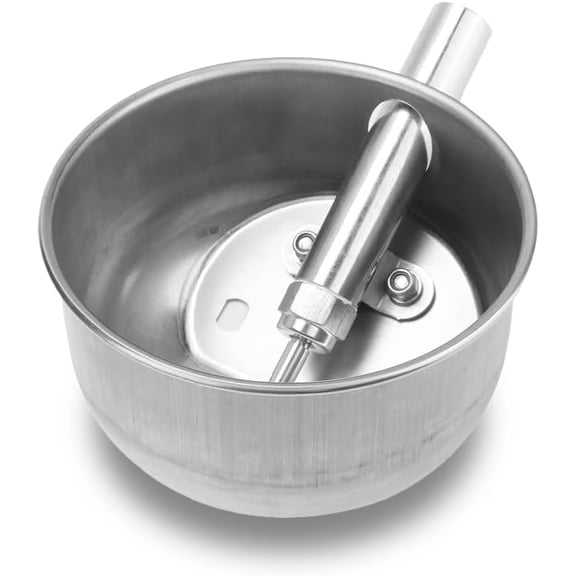 ABCISI Automatic Pig Waterer, Stainless Steel Auto Water System, Livestock Waterer Bowl Dispenser Hog Sow Swine Drinker, 1/2inch Nipple for Hogs Pigs Piglets Goats Sheep Cattle Horse Farm Animals