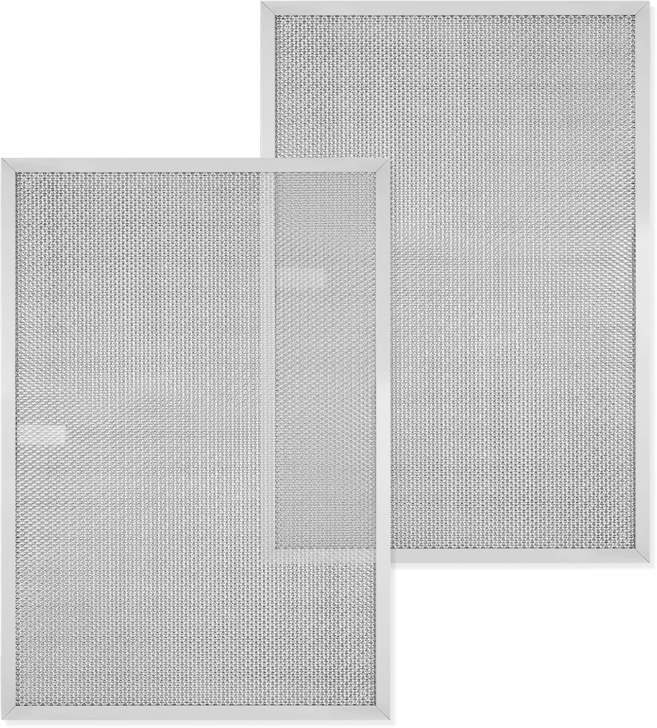 ABCISI BPS1FA36 Aluminum Range Hood Filter 17-1/4"X 11-3/4"X 3/8" for Broan Nutone Allure QS1 36" and 36" WS1 WS2 Range Hood Filter Replacement 5 Layers, 2 Pack
