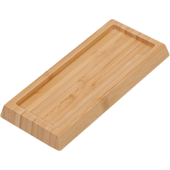 ABCISI Bamboo Whetstone Anti-Slip Base, 8.27 Inch Non-Slip Sharpening Stone Holder, Durable Grinding Tool Base, Stable Knife Sharpener Support for Kitchen Use