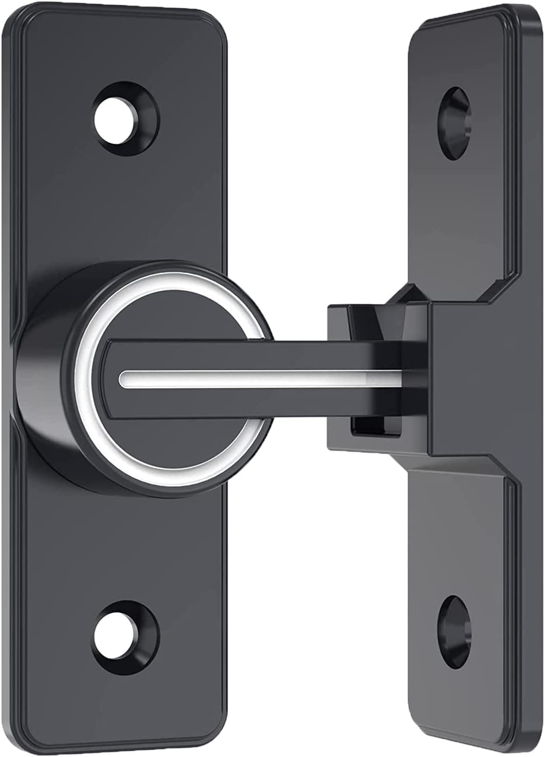 ABCISI Barn Door Lock Hardware, Heavy Duty Safety Gate Latch Clasp Lock Flip Bolt Latch Lock, Flip Sliding Door Latch for Bedroom, Bathroom, Outdoor Fence