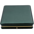 thumbnail image 1 of ABCISI Big PU Leather Wedding Jewelry Sets Box, Blackish Green Necklace Earring Ring Display Case Bracelet Storage Holder, Large Jewelry Box Storage Organizer (7.48" x 7.48" x 1.57"), 1 of 10