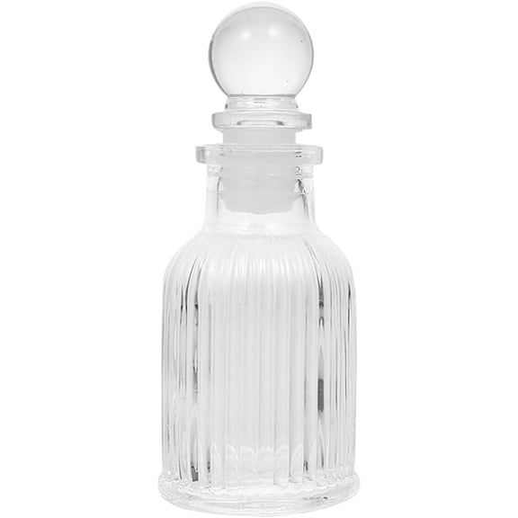ABCISI Bitters Bottle, 1.35oz/40ml Glass Bitters Decanter with Airtight Stopper, Leak-Proof Mini Cocktail Dispenser for Home Bar, Professional Bartender Tools & Cocktail Making Kit (10.2x4.2cm,Clear)