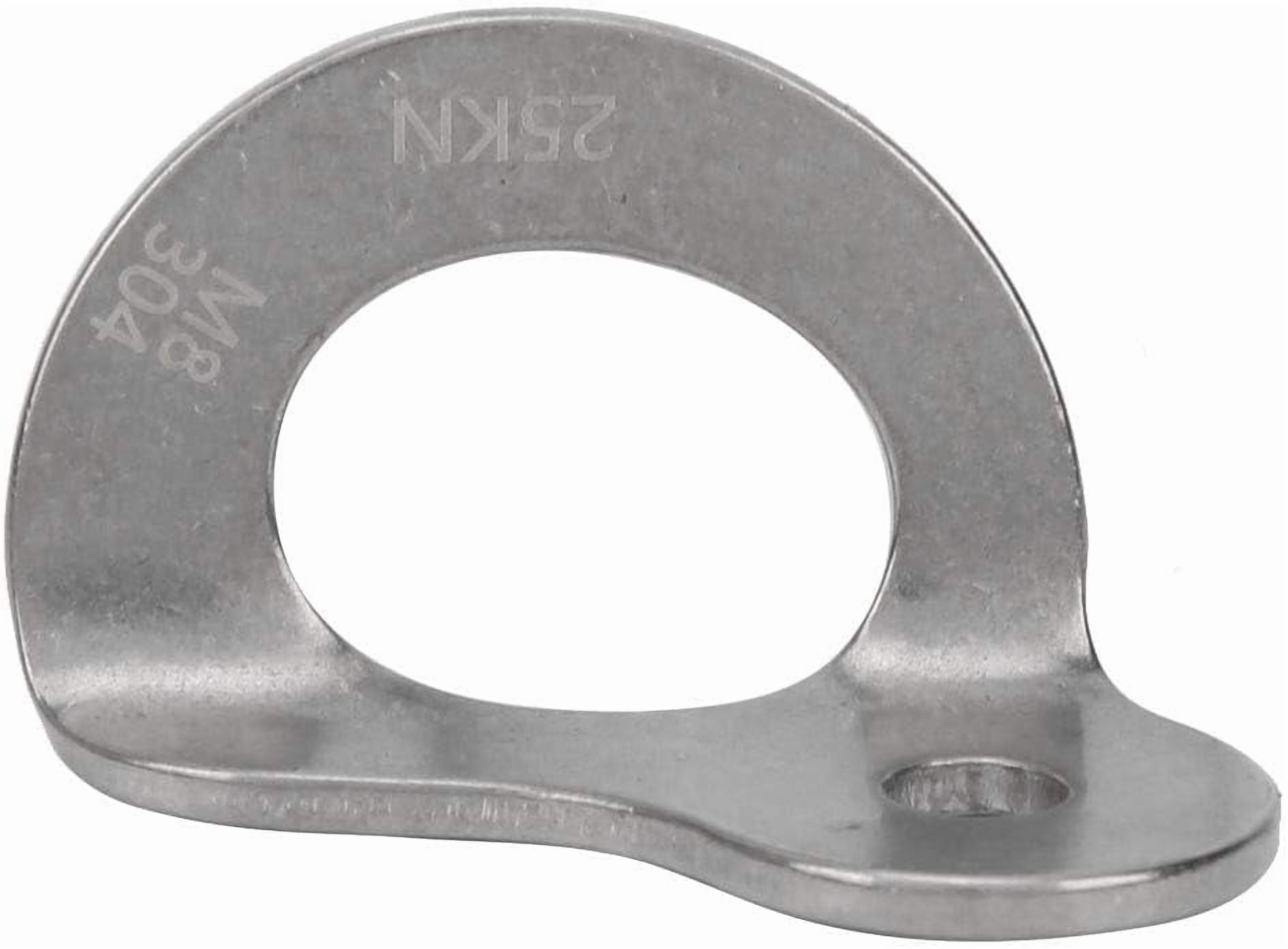 ABCISI Bolt Hanger, 2Pcs 304 Stainless Steel Bolt Hanger Outdoor Caving Protection Hardware Accessory for Outdoor Mountain Climbing, M8