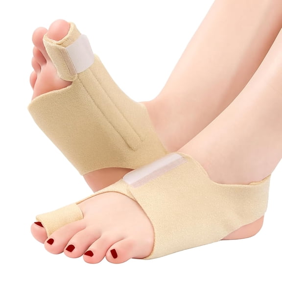 ABCISI Bunion Corrector Support Brace: Toe Splint for Women & Men, Pain Relief & Foot Alignment, Adjustable Big Toe Protector for Fracture Fixation, Sports Sprains, Injuries, 1 Pair