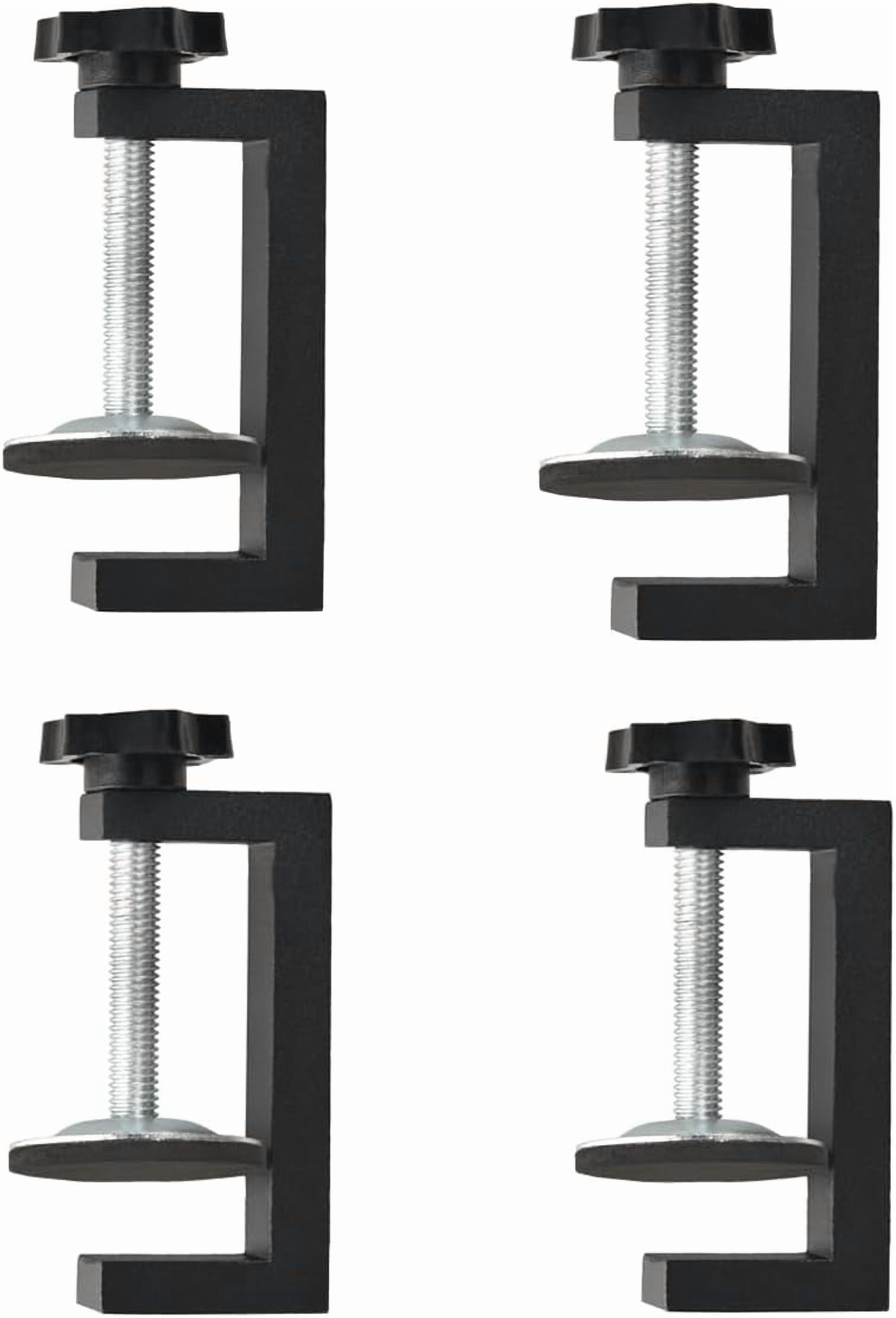ABCISI C-Clamp for Woodworking/Welding/Building, Heavy-duty Mini Clamps Small G Clamp, Small Household Table Desk Clamp Universal Cabinet Installation Clamps, 4pcs