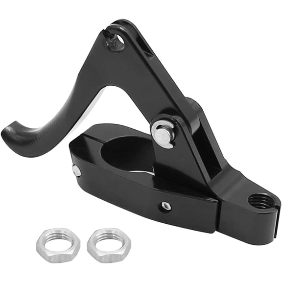 ABCISI CNC Finger Throttle Clutch Lever 7/8" Handlebar Motorcycle Replacement for Wave Runner (Black)