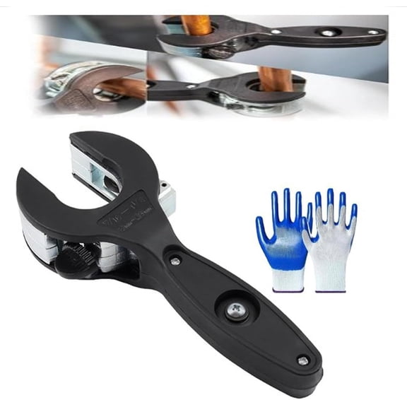 ABCISI Copper Pipe Cutter, Pvc Pipe Cutter, 2-in-1 Close Quarters Ratchet Pipe Cutter for Stainless Steel, Copper, Aluminum - Fast One-Hand Cutting Tool 5/16" to 1-1/8", Compact Design