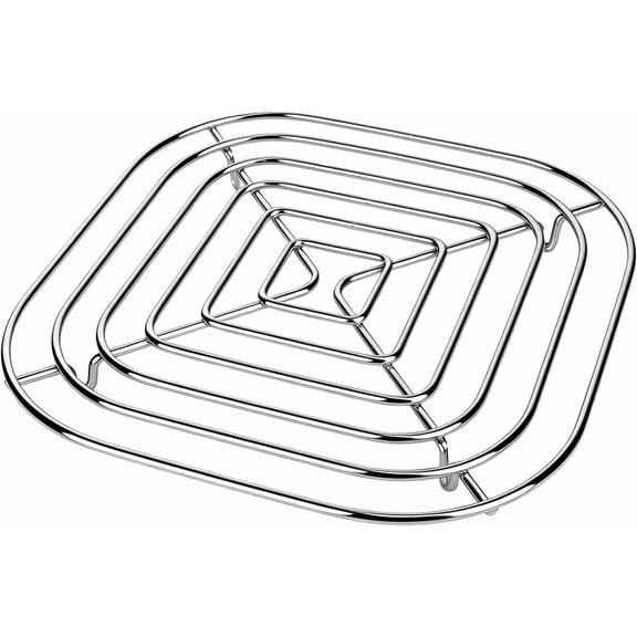 ABCISI Crisper Rack for Crispi Air Fryer FN101, Stainless Steel Air Fryer Grill Rack for Crispi 2.5Qt and 4QT Glass Container, Food Grade Air Fryer Plate Accessories Replacement Parts