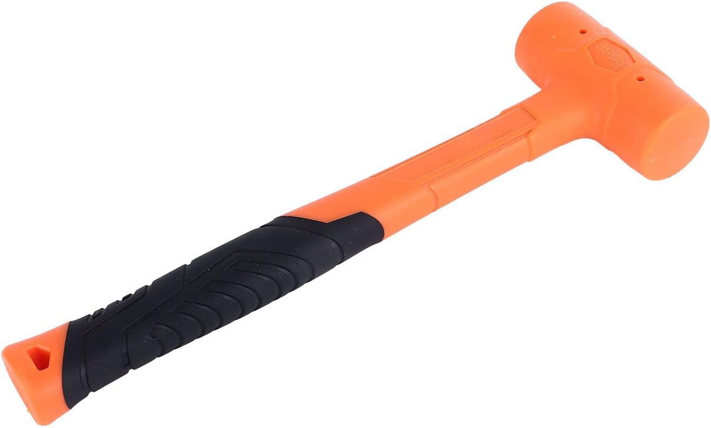 ABCISI Dead Blow Rubber Mallet Hammer, 0.5LB Non Elastic Design with Premium Long Lasting Rubber Material, Non-Marring Striking Tool for Woodworking Automotive Mounting Tasks DIY Projects
