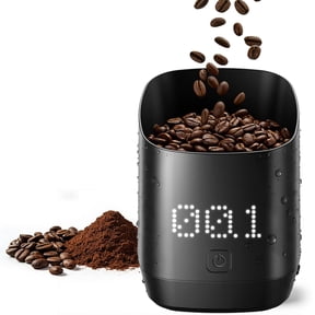 ABCISI Digital Coffee bean Dosing Cup with LED Display, 0.1g High Precision Espresso Scale for Coffee Beans & Grounds, Touch Sensor Brewing Accessory for Espresso & Pour Over, Ideal for Coffee Lovers