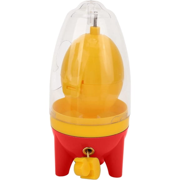 ABCISI Egg Spinner, Hand Powered Egg White and Yolk Spin Mixer, Portable Golden Egg Maker, Manual Golden Egg Shakers, Egg Homogenizer Egg Scrambler for Golden Egg Making (Red)