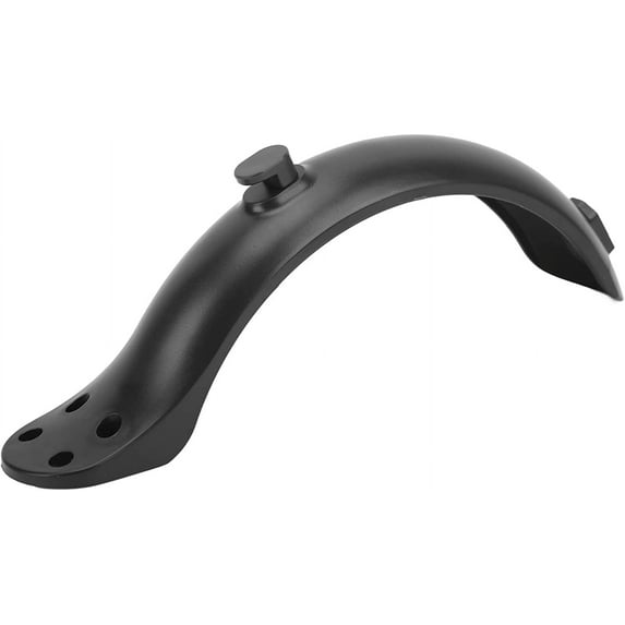 ABCISI Electric Scooters Rear Mudguard, Professional Splash Proof 4 Hole Scooter Mudguard Replacement, Scooter Rear Black Fenders Bracket Scooter Replacement Part Accessory