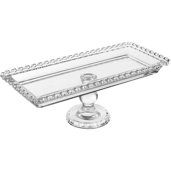 ABCISI Fruit Serving Tray, 11.7" European Style Display Platter for Dessert Fruits Snacks and Appetizers - Decorative Storage Plate for Parties Weddings and Home Decor