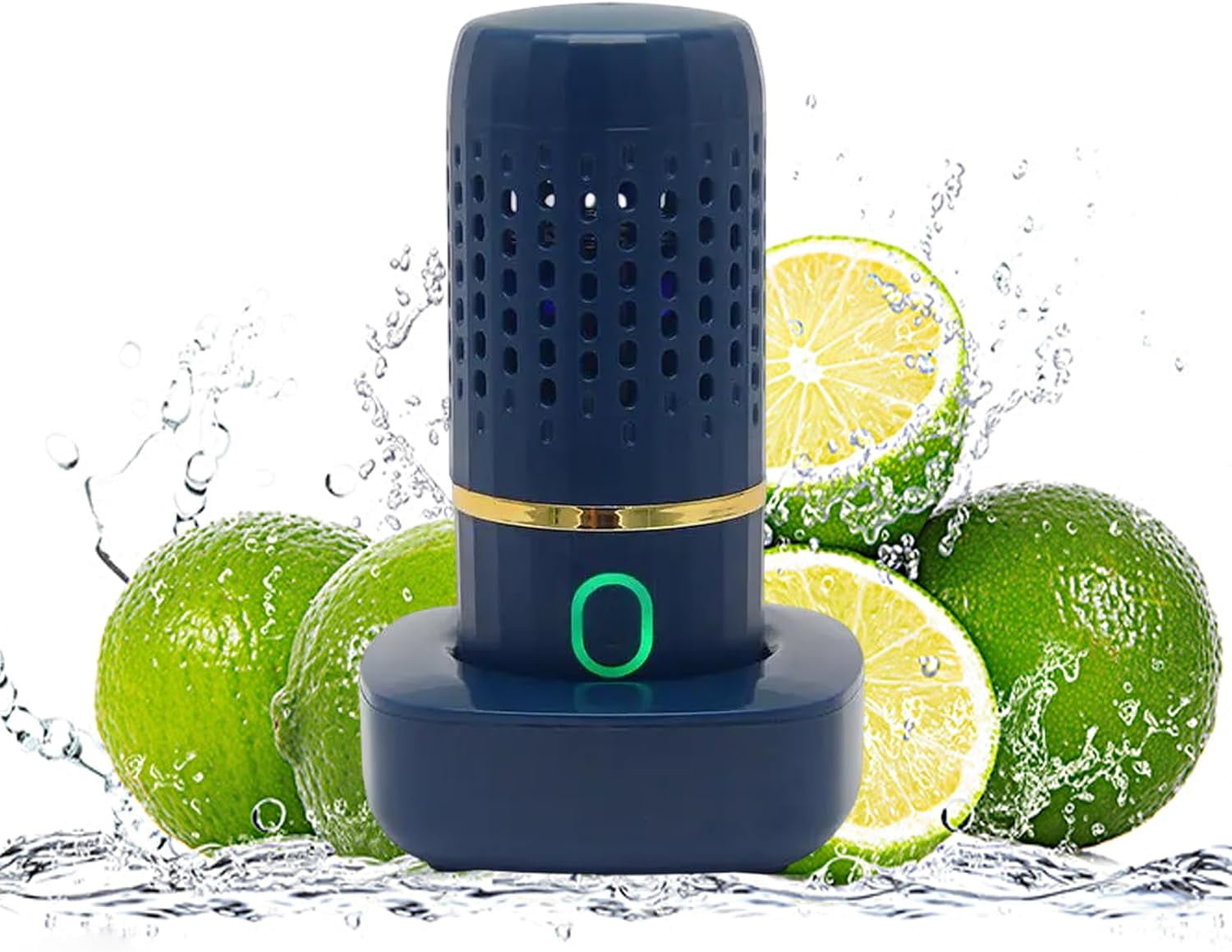 ABCISI Fruit and Vegetable Washing Machine, Electric Fruit Cleaner Device, Portable Fruit Purifier for Cleaning Fruit, Vegetable, Rice, Tableware (BLUE)