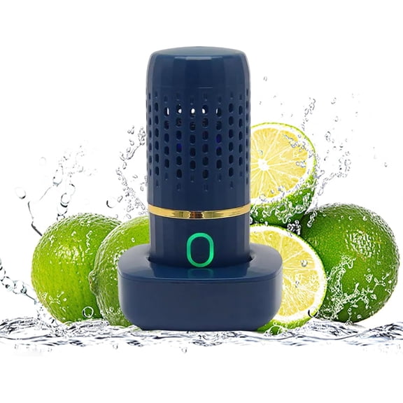 ABCISI Fruit and Vegetable Washing Machine, Electric Fruit Cleaner Device, Portable Fruit Purifier for Cleaning Fruit, Vegetable, Rice, Tableware (BLUE)