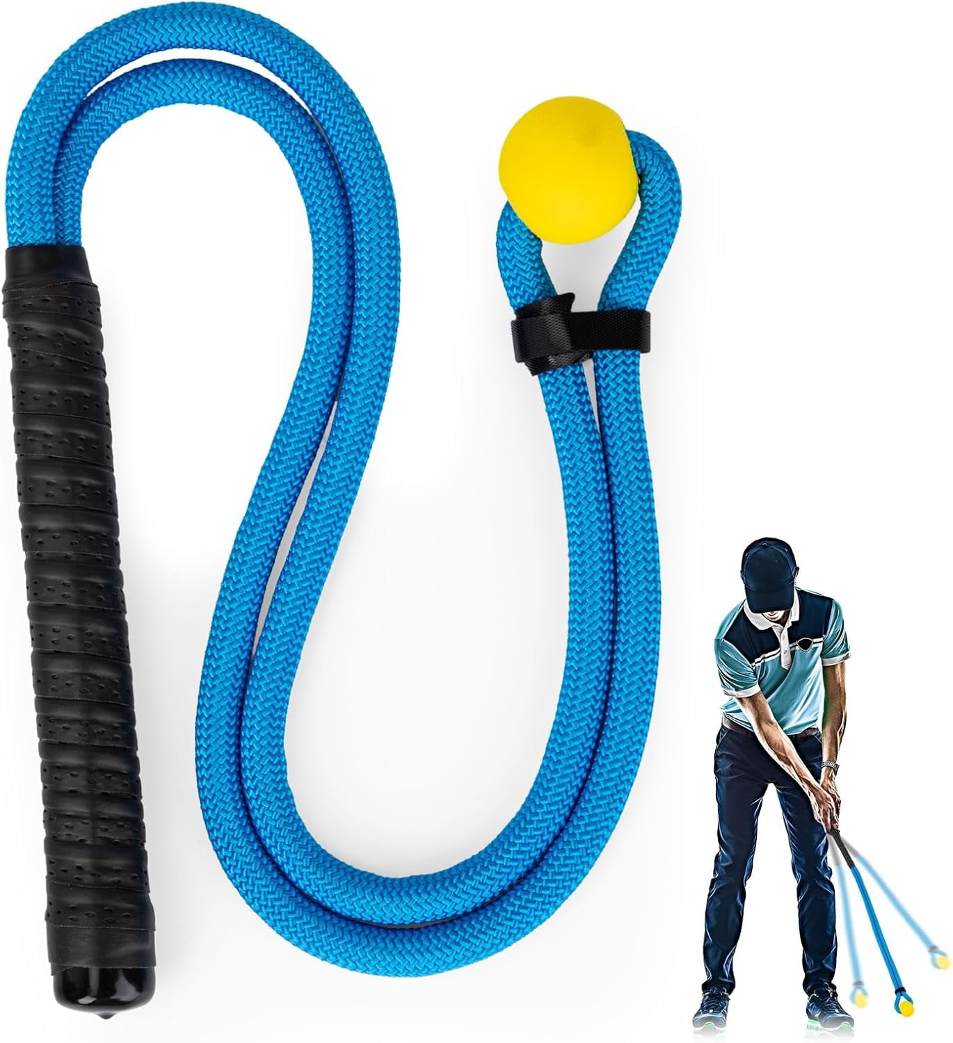 ABCISI Golf Rope Swing Trainer, Professional Golf Swing Rope Training ...