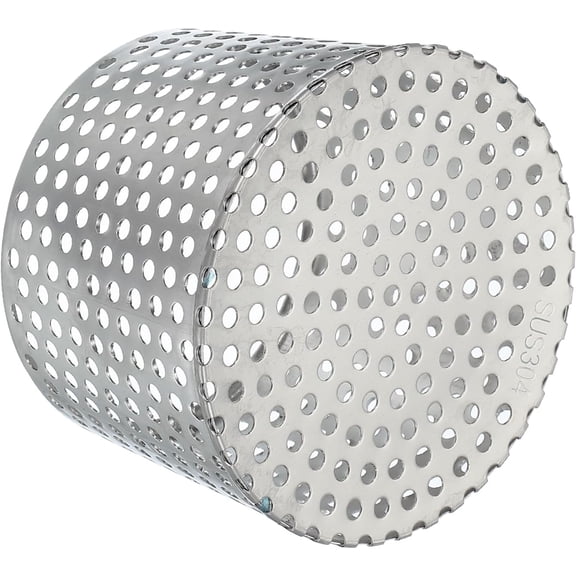 ABCISI Gutter Guard Filter 4.9"-4.3", PVC Termination Cap Mesh Screen Roof Vent Cover Stainless Steel Conical Exhaust Pipe Cover Downspout Guard Filter Strainer for Downspout