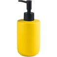 thumbnail image 1 of ABCISI Hand Soap Dispenser Bathroom, Modern Ceramics Dish Soap Dispenser with Pump Refillable Liquid Soap Bottles,12 oz Matt Color Kitchen and Bathroom Lotion Soap(Yellow), 1 of 7
