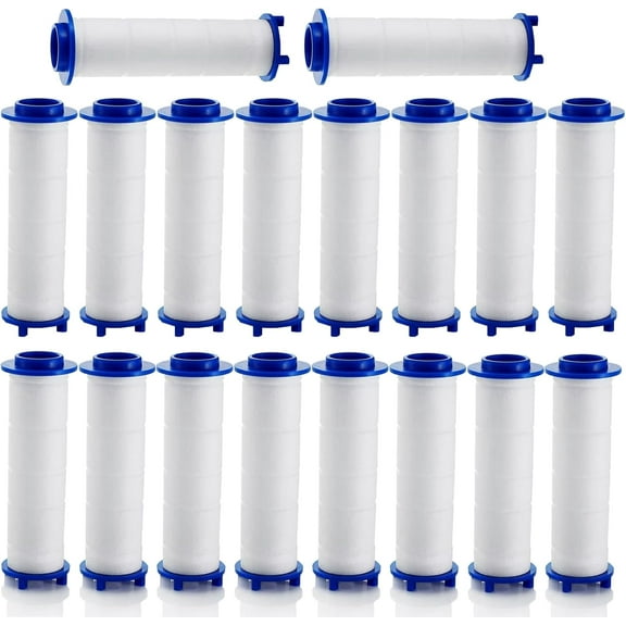 ABCISI Ion Drops Shower Head Filters, 2.95 Inch PP Cotton Filter Cartridge, Turbo Showerhead, Shower Head with Filter for Detachable (A20*pc, 2.95 * 0.94 In)