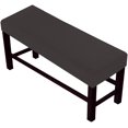 thumbnail image 1 of ABCISI Jacquard Dining Room Bench Covers, Soft Stretch Spandex Upholstered Slipcover, Removable Washable Cushion Slipcovers for Living Room, Bedroom, Kitchen(Dark Gray), 1 of 15