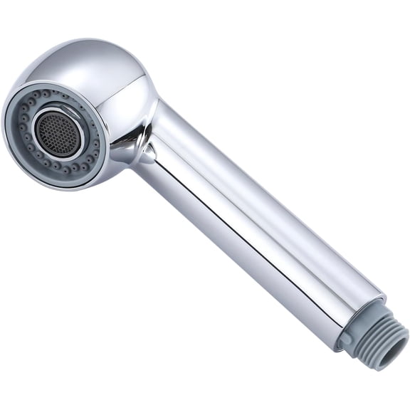 ABCISI Kitchen Sink Pull Down Faucet Head Replacement, Faucet Head Kitchen Tap Sprayer Spout, 2-Functions Pull Out Sprayer Head for Kitchen Bathroom, Chrome