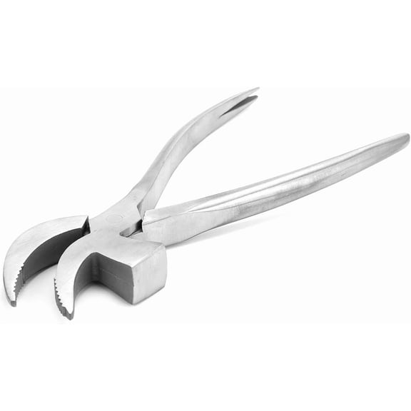 ABCISI Lasting Pliers, Leather Craft Tool, Stainless Steel Pincers, Leather Craft Pliers, Quick Change Adjustable DIY Accessories for Shoemaking Cobblers Saddlers, Silver