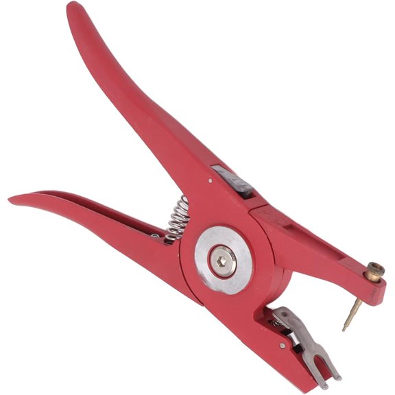 ABCISI Livestock Ear Tag Applicator for Cattle Sheep Pigs Cow, Metal Livestock Ear Tag Pliers, Cattle Ear Tagger Cow Ear Tag Pliers, Universal Pig Ear Tag Clamp Ear Tag Tool