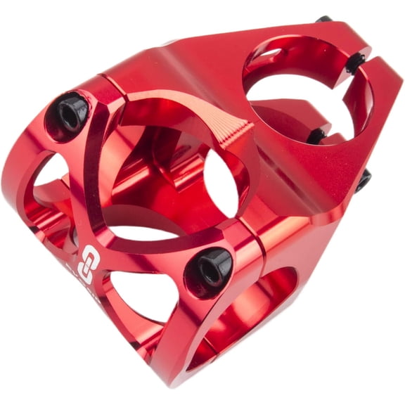 ABCISI MTB Stem, 31.8 Stem Mountain Bike Stem, Aluminum Alloy Mountain Bike Handlebar for 1-1/8 Steer Tube 31.8mm Handlebar, Handlebar Stem for Most Mountain Bike Road Bike MTB BMX, Red