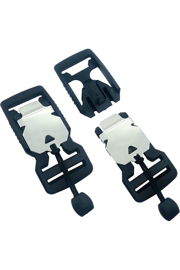 Magnetic Quick-Release Buckle Replacement  1 Inch 2 Pack Magnetic Buckle Snaps for Tactical Belt Buckle, Ideal for Replacement Buckles for Backpacks, Belts and Clothes