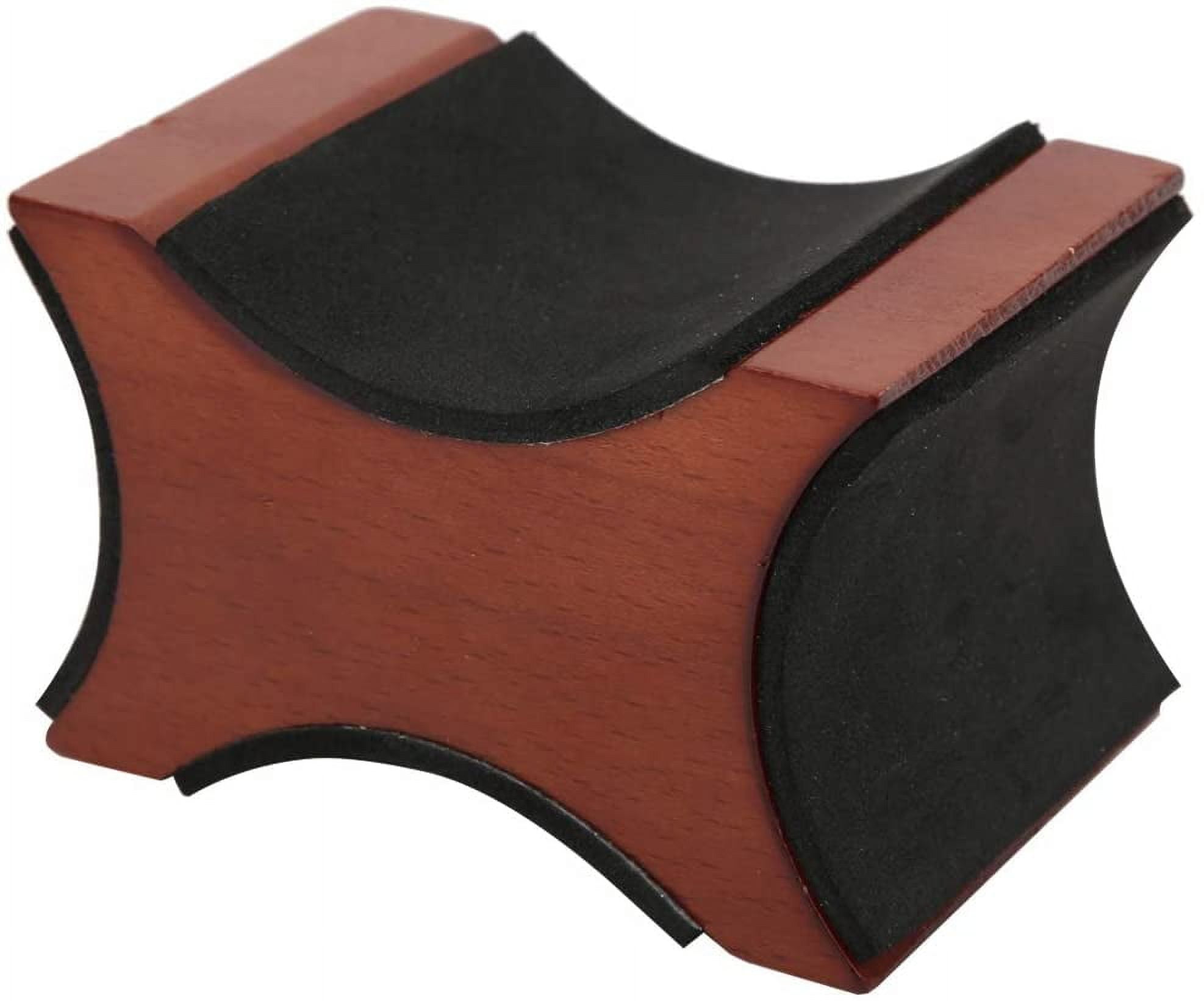 ABCISI Mahogany Neck Rest Support, Universal Desktop Stand Musical Instrument Repair Tool for Acoustic Electric Guitars Repair and Maintenance Support Pad