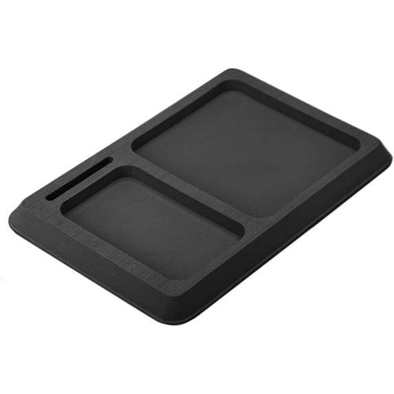 ABCISI Marine Foam Phone Holder, Boat Dash Accessory with Multi-Compartment Designs Perfect for Fishing Boat Center Consoles, Boat Storage Organizer with Adhesive Backing (black)