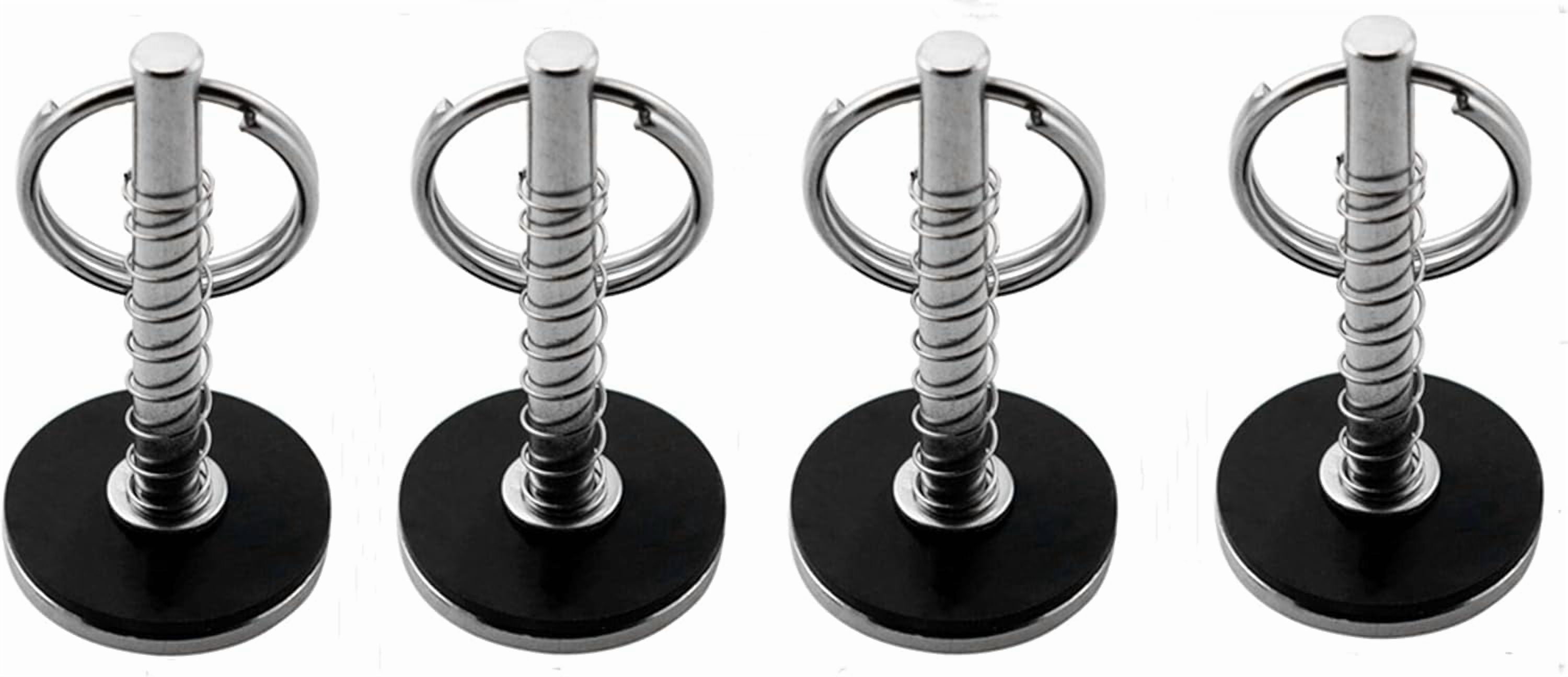 ABCISI Marine Hatch Cover Pull Handle with Spring Hidden Pin Button for ...