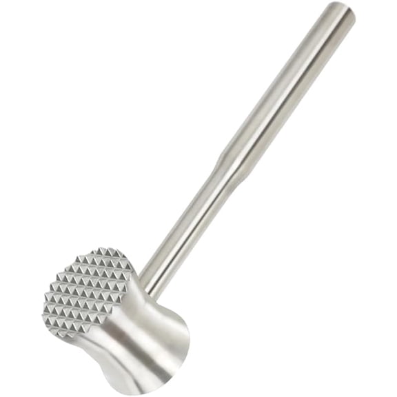 ABCISI Meat Tenderizer Tool, 304 Stainless Steel Meat Mallet, 0.8lb Heavy Duty Meat Tenderizer Mallet, 2 in 1 Meat Pounder for Beef, Steak, Chicken, Lamb, Dishwasher Safe