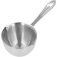thumbnail image 1 of ABCISI Mini Butter Warmer, 6.7oz/200ml Stainless Steel Mini Butter Warmer Coffee Milk Warmer Pot with Dual Pour Spouts Small Saucepan Chocolate Melting Pot (Silver), 1 of 18